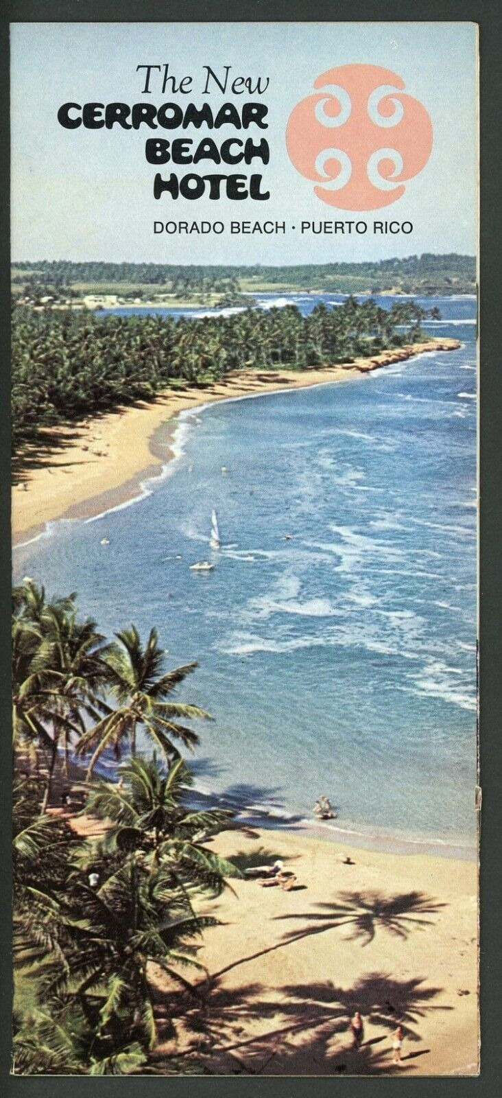 VINTAGE BROCHURE / CERROMAR BEACH HOTEL / DORADO PUERTO RICO 1970\'s
