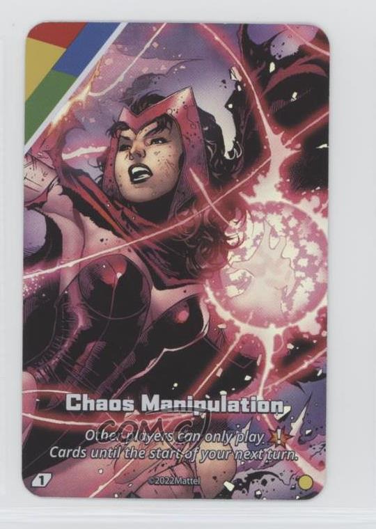 2022 Marvel Uno Ultimate Scarlet Witch Chaos Manipulation (No border) 03cr