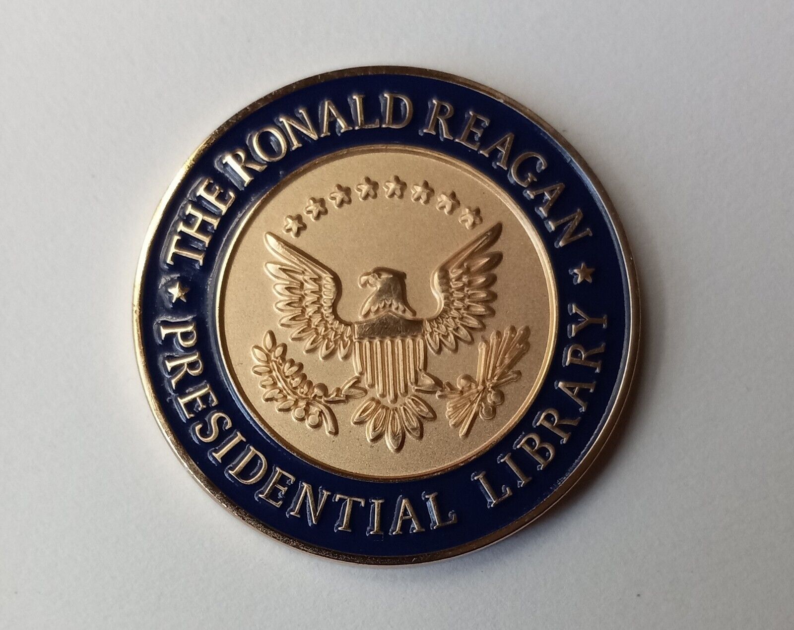 The Ronald Reagan Presidential Library Commemorative Coin --  