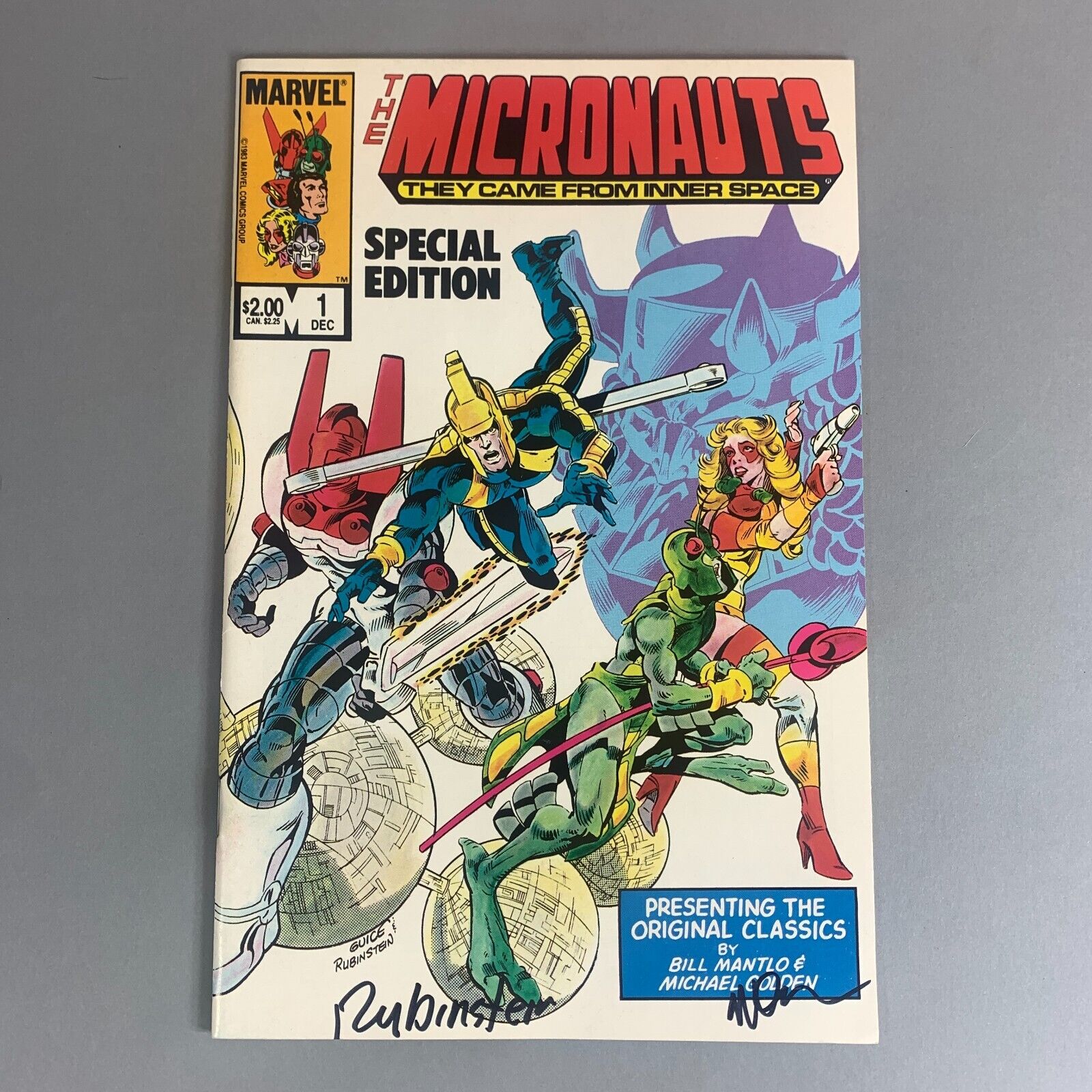 The Micronauts #1 1983 Special Edition Signed by Michael Golden & Joe Rubinstein