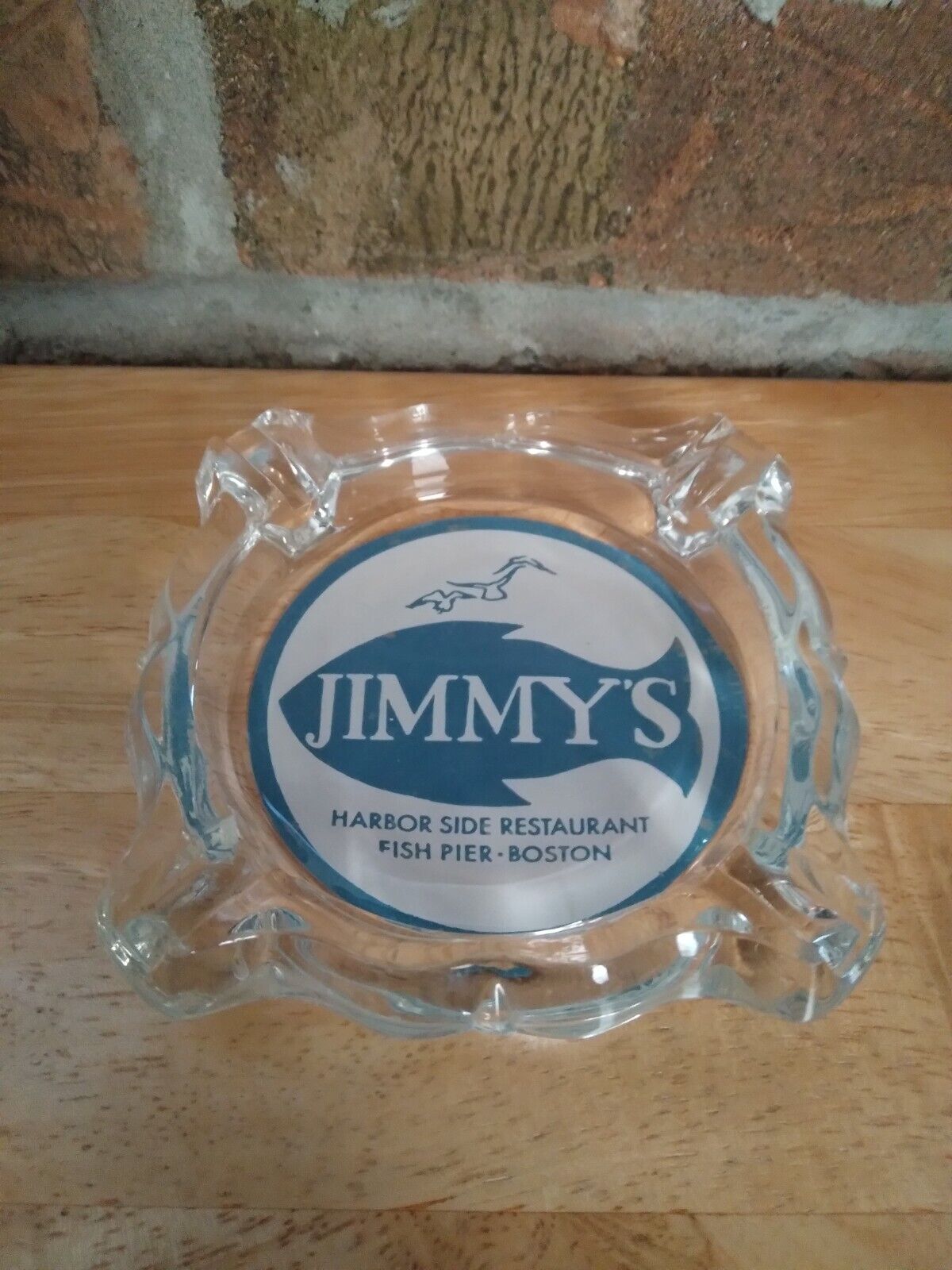 Vintage Ashtray JIMMY\'S HARBOR SIDE BOSTON FISH PIER 
