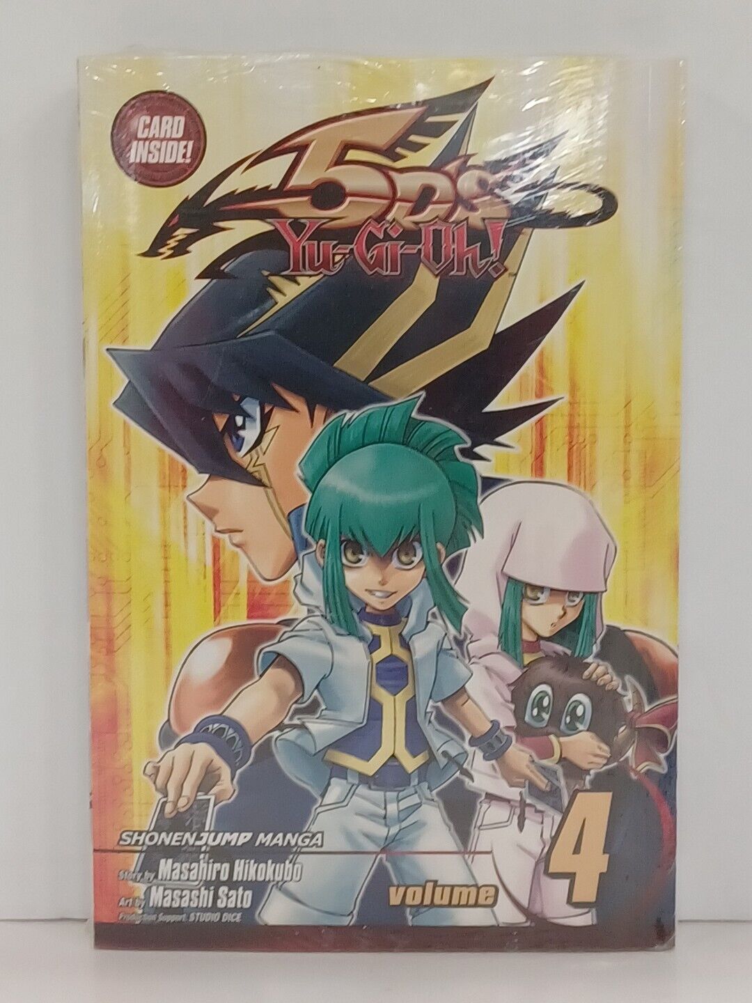 YU-GI-OH 5D\'s, VOL. 4 NEW SEALED with CARD English 2013 Manga Paperback