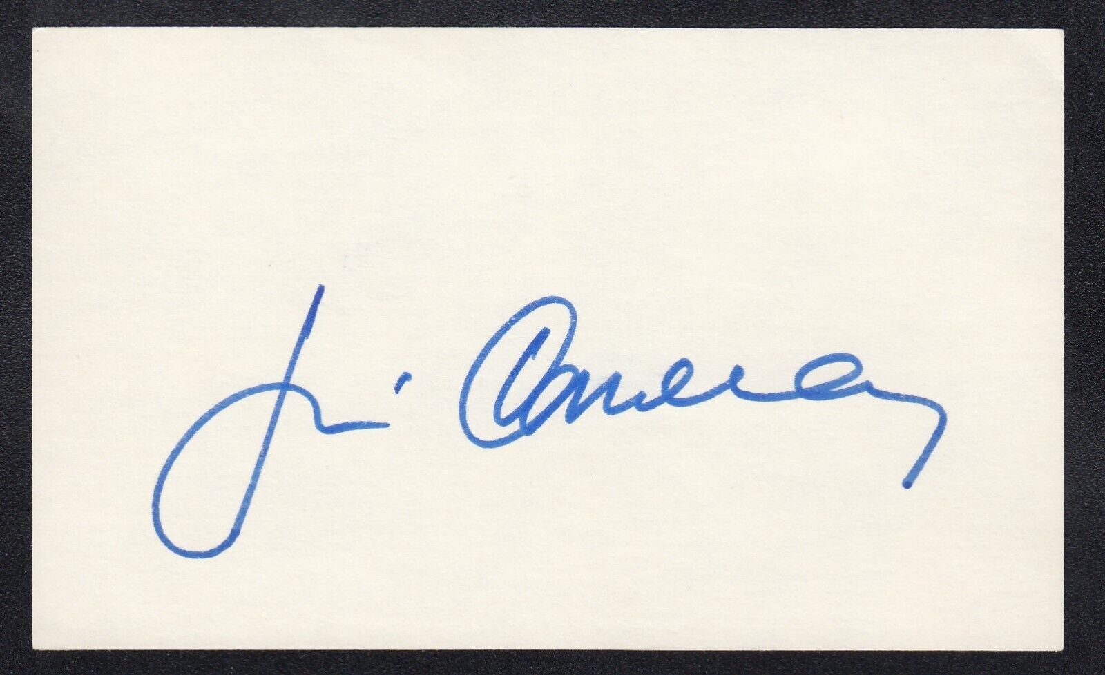 JOSÉ JOSE CARRERAS Operatic Tenor 3x5 Signed Index Card Autograph