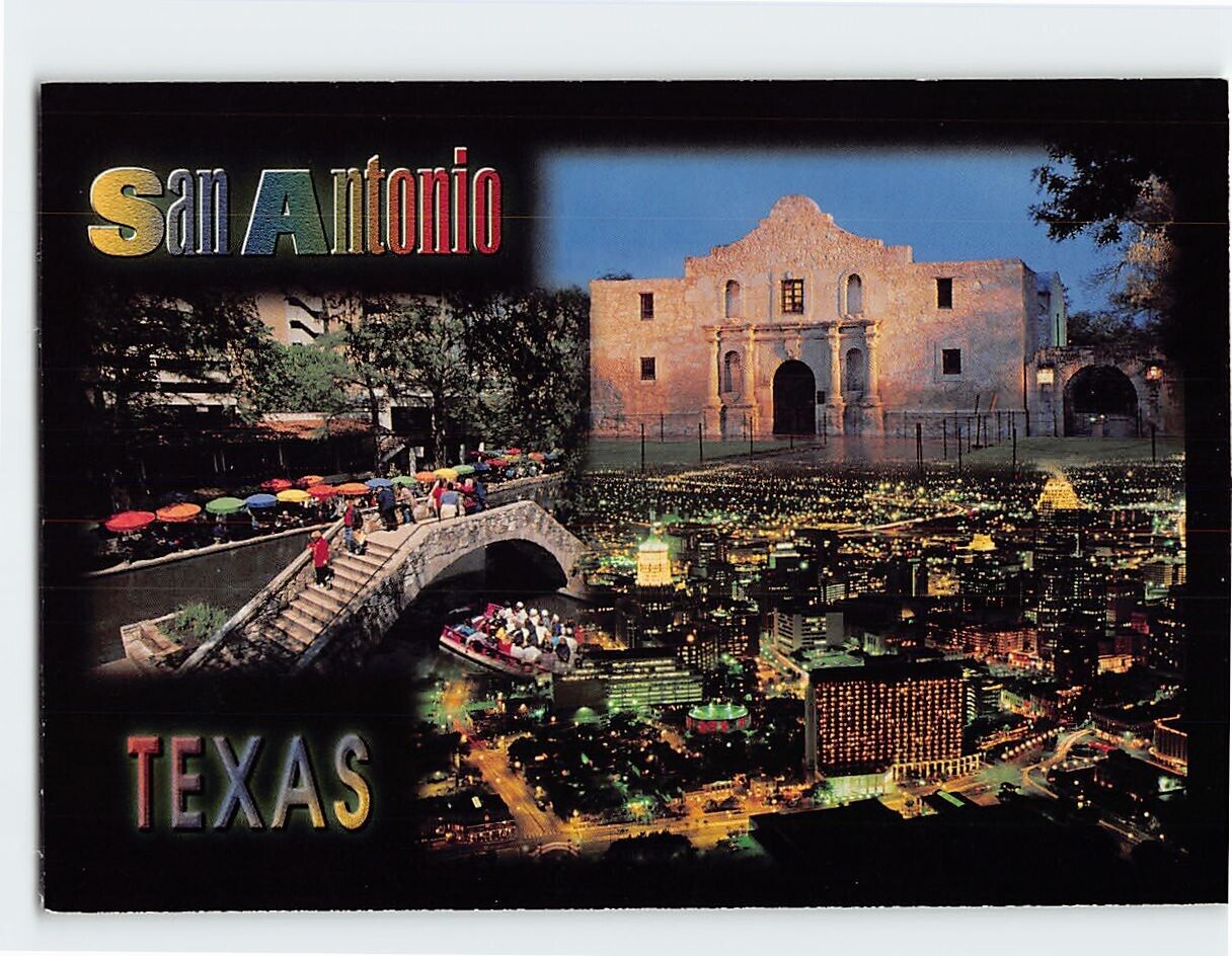 Postcard San Antonio Texas USA
