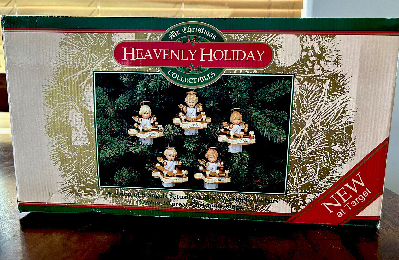 Mr Christmas Heavenly Holiday Angels Play 20 Carols NEW In Box 1997