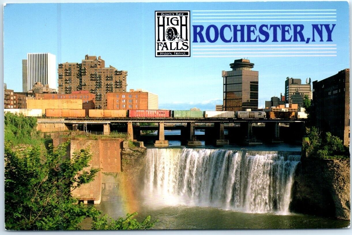 Postcard - High Falls-Genesee River, Rochester, New York, USA