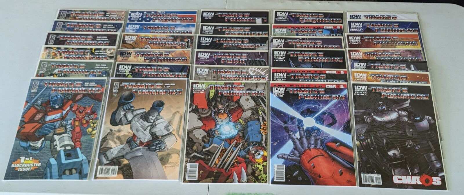 Transformers #1-31 IDW w/ Variants Near Mint Full Set Run Series Complete 2009