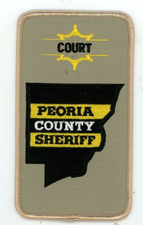 ILLINOIS IL PEORIA COUNTY SHERIFF COURT NICE SHOULDER PATCH POLICE