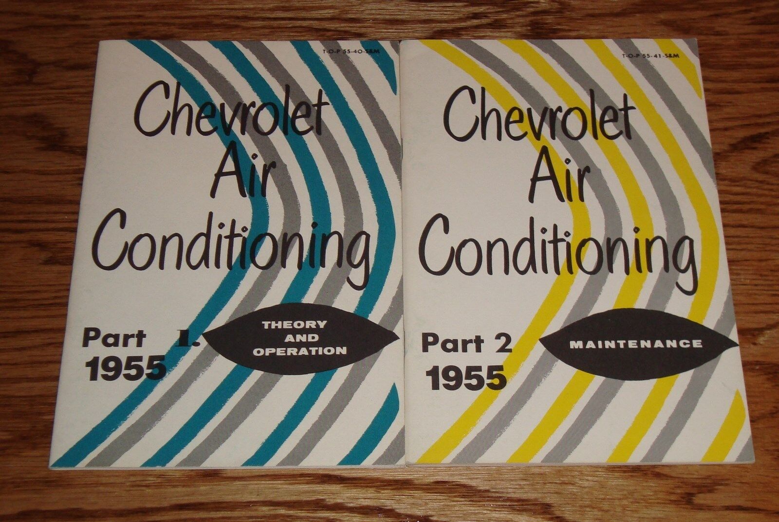 1955 Chevrolet Air Conditioning Operation & Maintenance Manual Part 1 & 2 Set 
