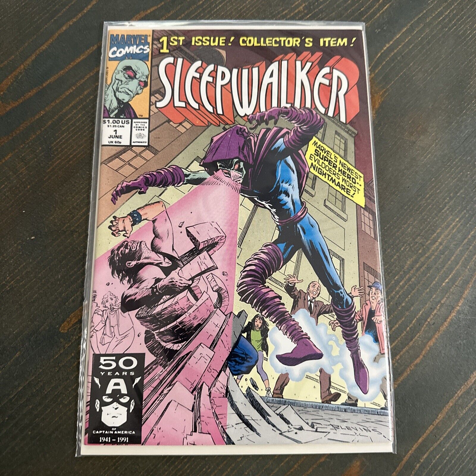 Sleepwalker Issue #1 1991 Marvel Comics  Comic Book