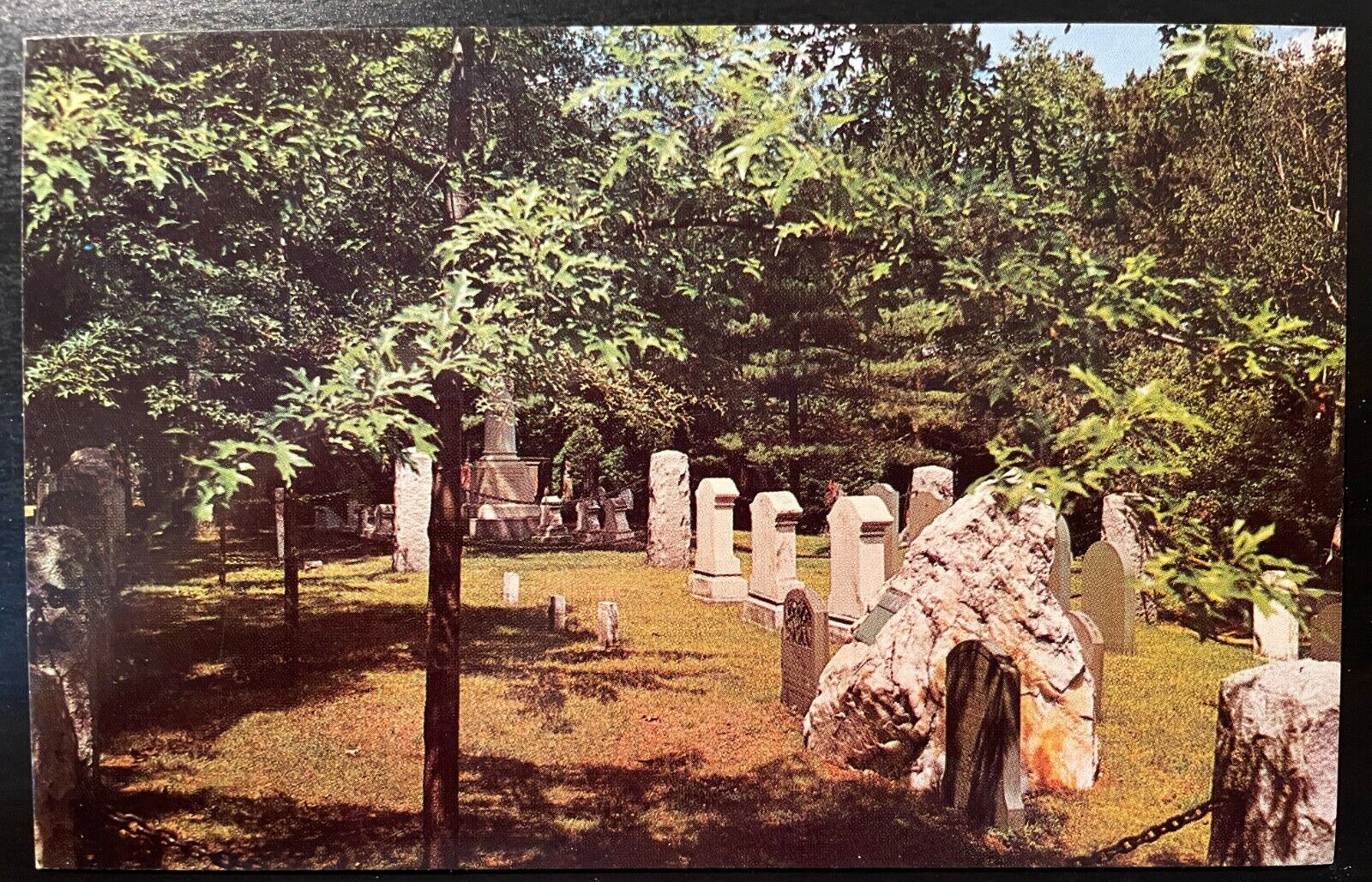 Vintage Postcard 1966 Author\'s Ridge Cemetery, Concord, Massachusetts, (MA)