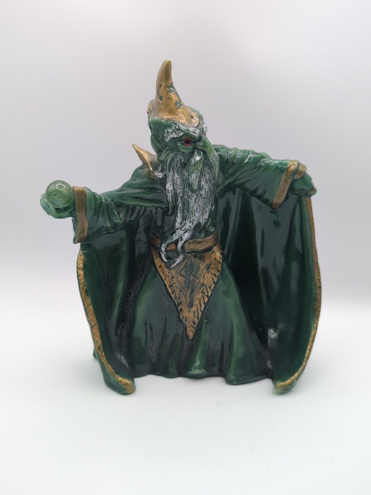 Vintage Wizard Green Wax Candle 9\