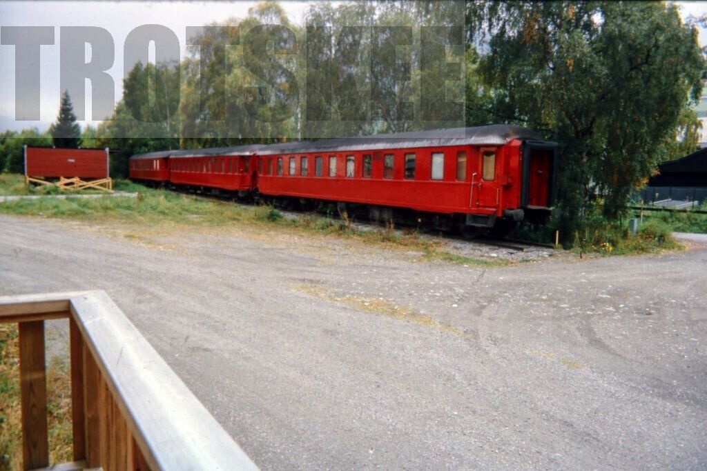 35mm Slide NSB Norway Railways Diesel Railcar 2000 Kvam Original Norwegian