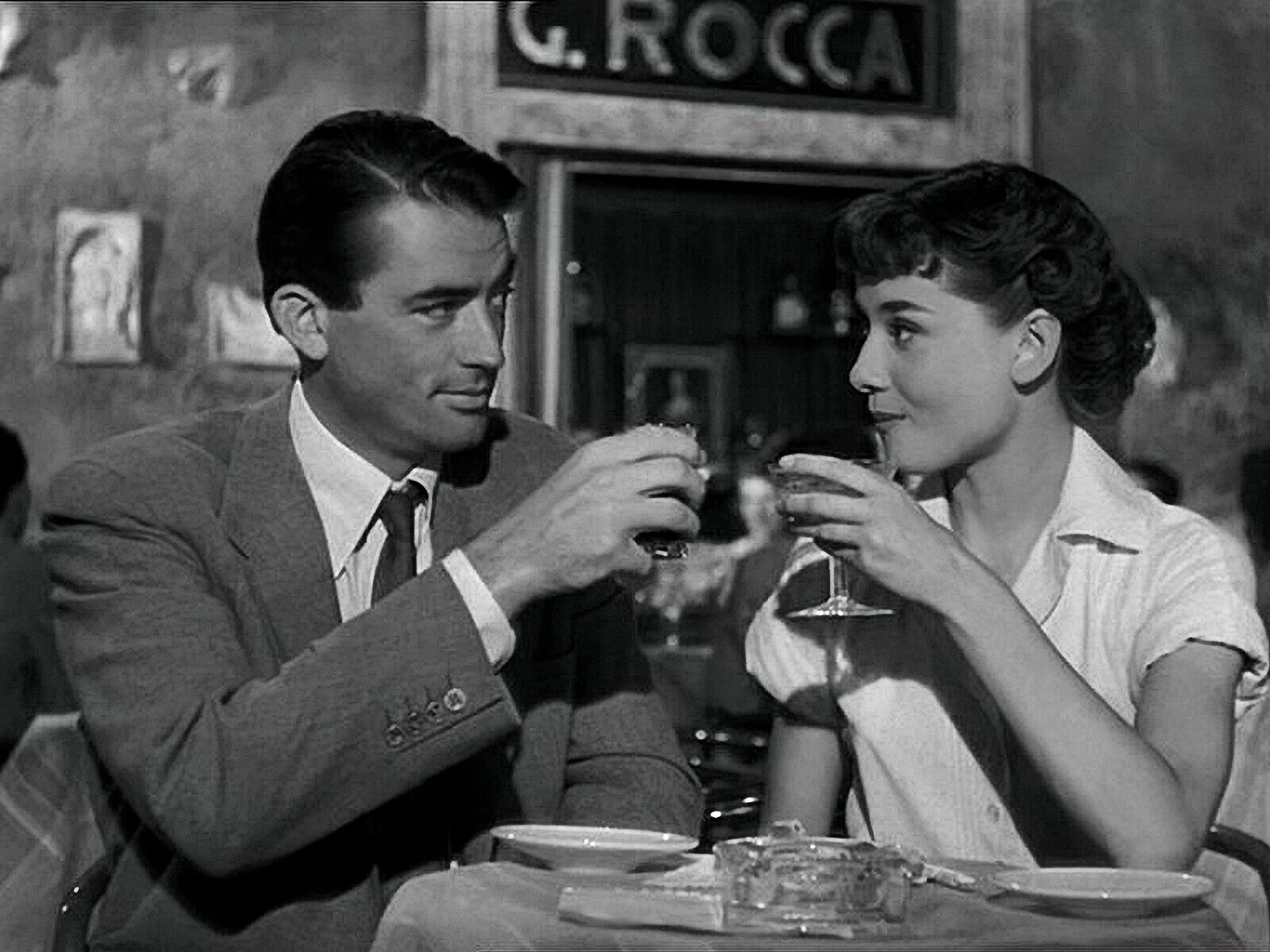 AUDREY HEPBURN & GREGORY PECK Roman Holiday Movie Picture Photo Print 8\