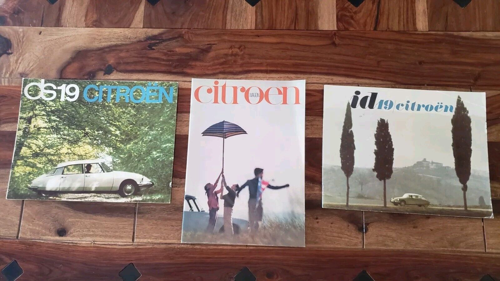 1960\'s Original Citroen Sales Brochures Lot Of 3