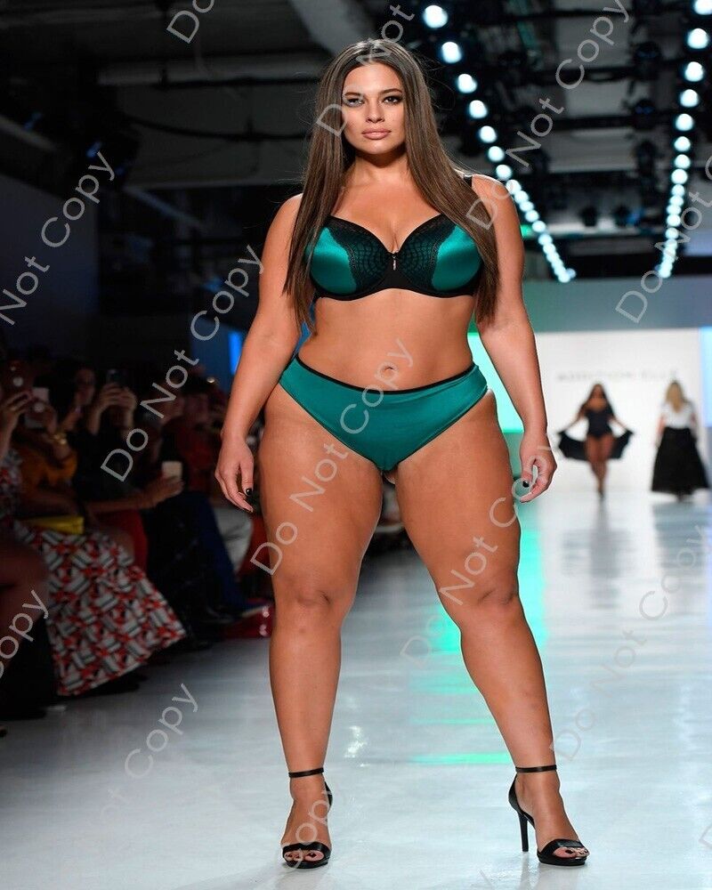 8x10 Ashley Graham PHOTO photograph picture print bikini lingerie model