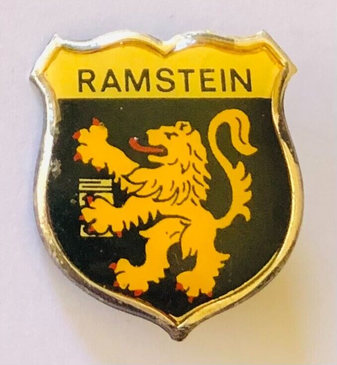 Ramstein Germany Pin Badge Souvenir Rare Vintage (K25)