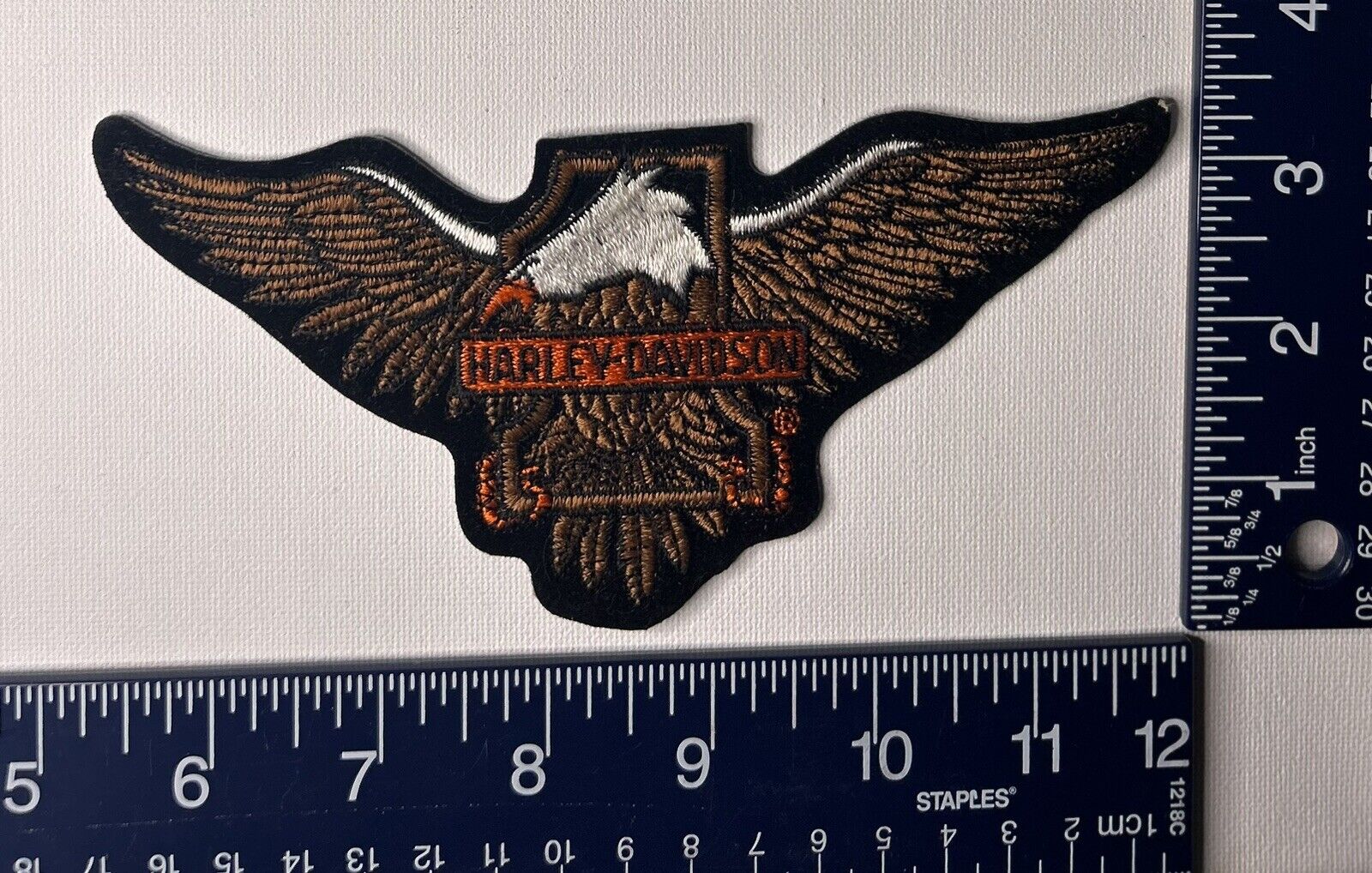 Authentic Rare, Vintage Never Used #1 Eagle Wings Harley-Davidson Patch / Emblem
