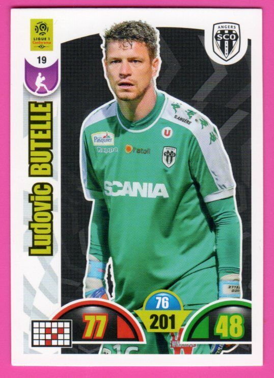 2018-19 PANINI Adrenalyn XL Ligue 1 #19 Ludovic BUTELLE SCO Angers Card