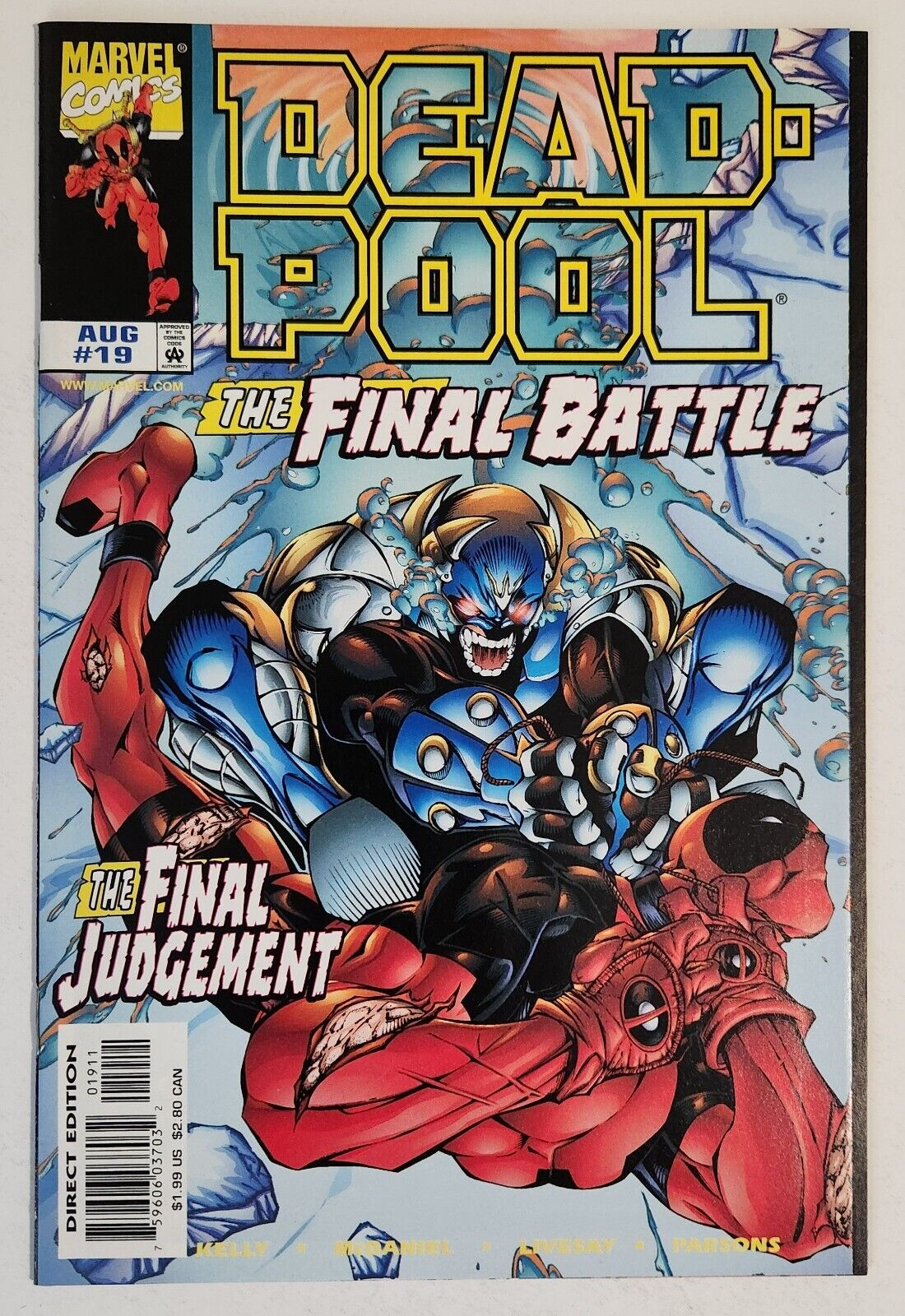 Deadpool #19 (1998, Marvel) NM vs Ajax The Final Battle Joe Kelly