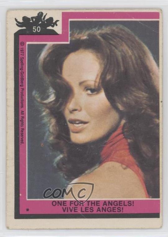 1977 O-Pee-Chee Charlie\'s Angels Bilingual Front & Back One For The Angels 04dk