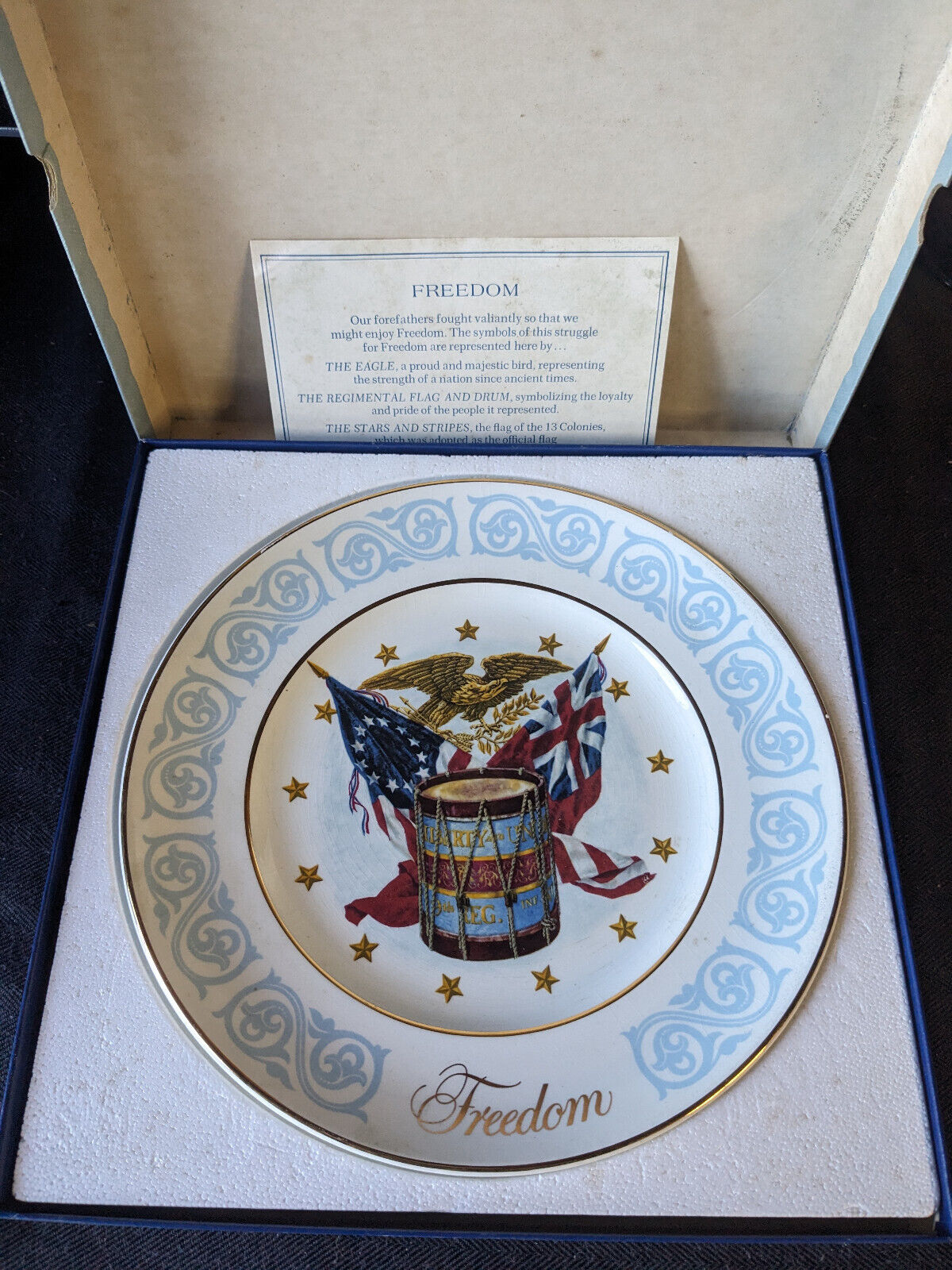 Avon 1974 Freedom Collector Plate 9\