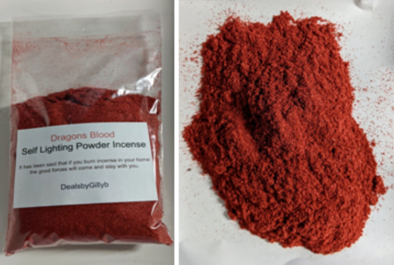 Dragon's Blood 1oz Self Lighting Powder Incense - Protection Love Money (Sealed)