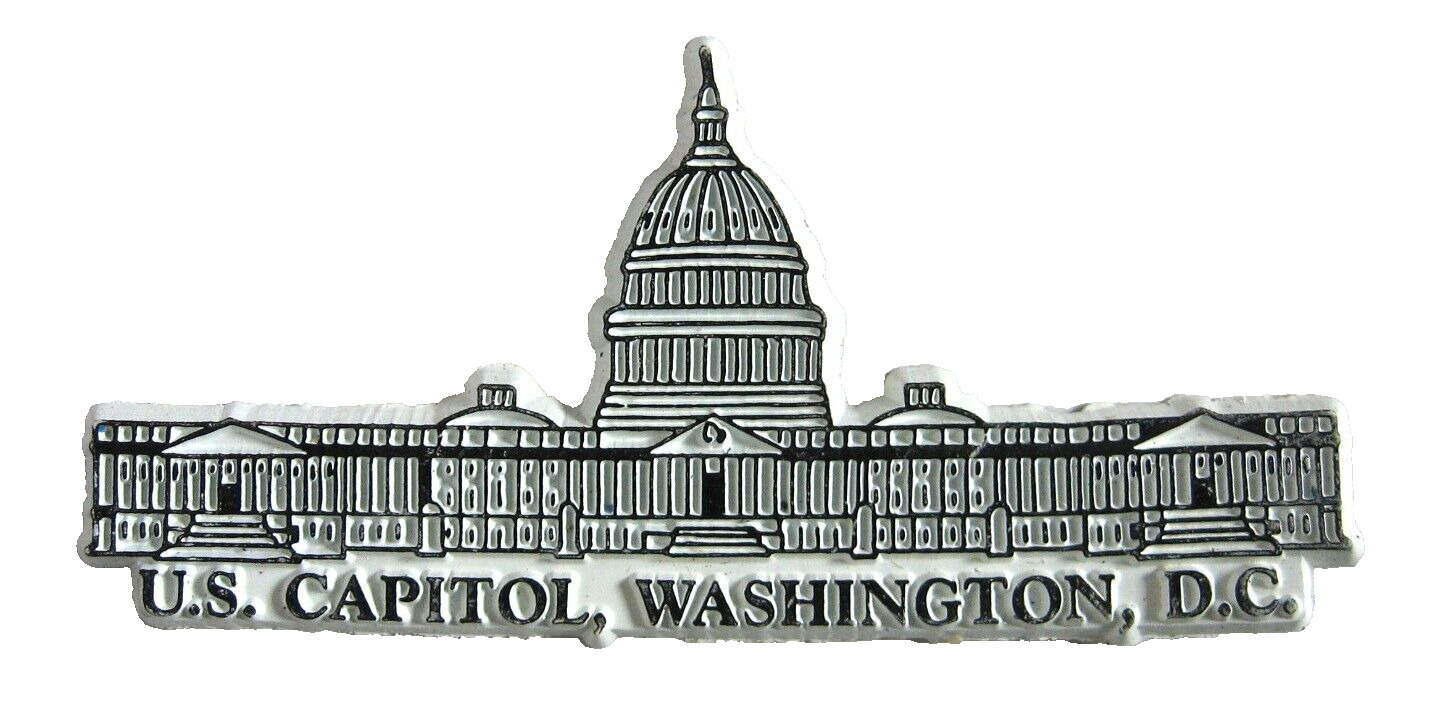 US  Capitol Souvenir Magnet Washington DC 3 3/4\