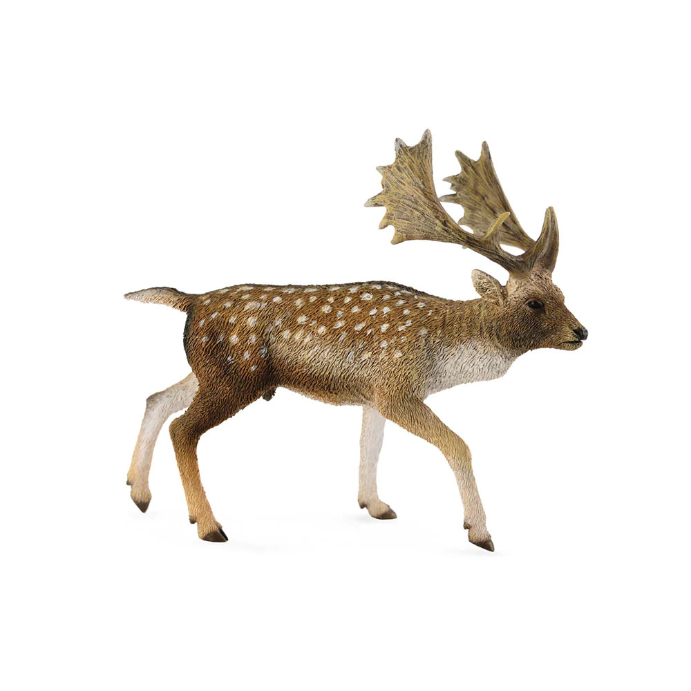 CollectA Realistic Animal Replica Fallow Deer Male Figure Large Ages 3+ and Up