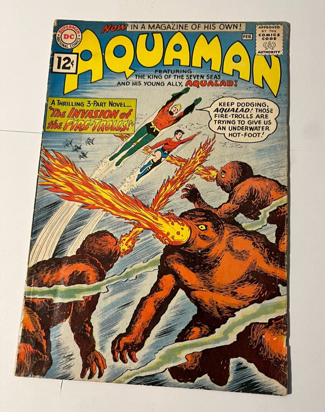 Aquaman 1 1st issue 1962 Original Owner Key Issue