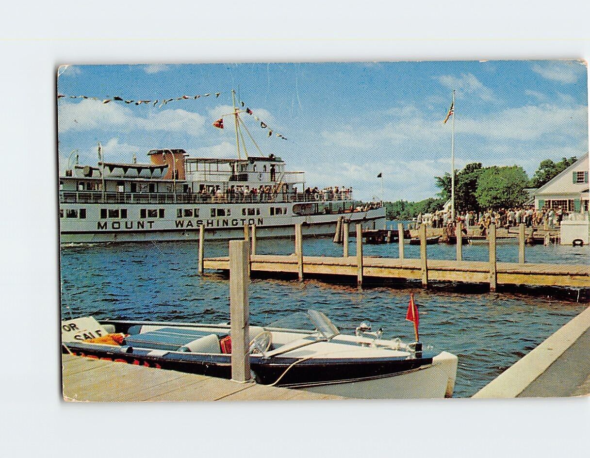 Postcard MV Mount Washington Wolfeboro New Hampshire USA