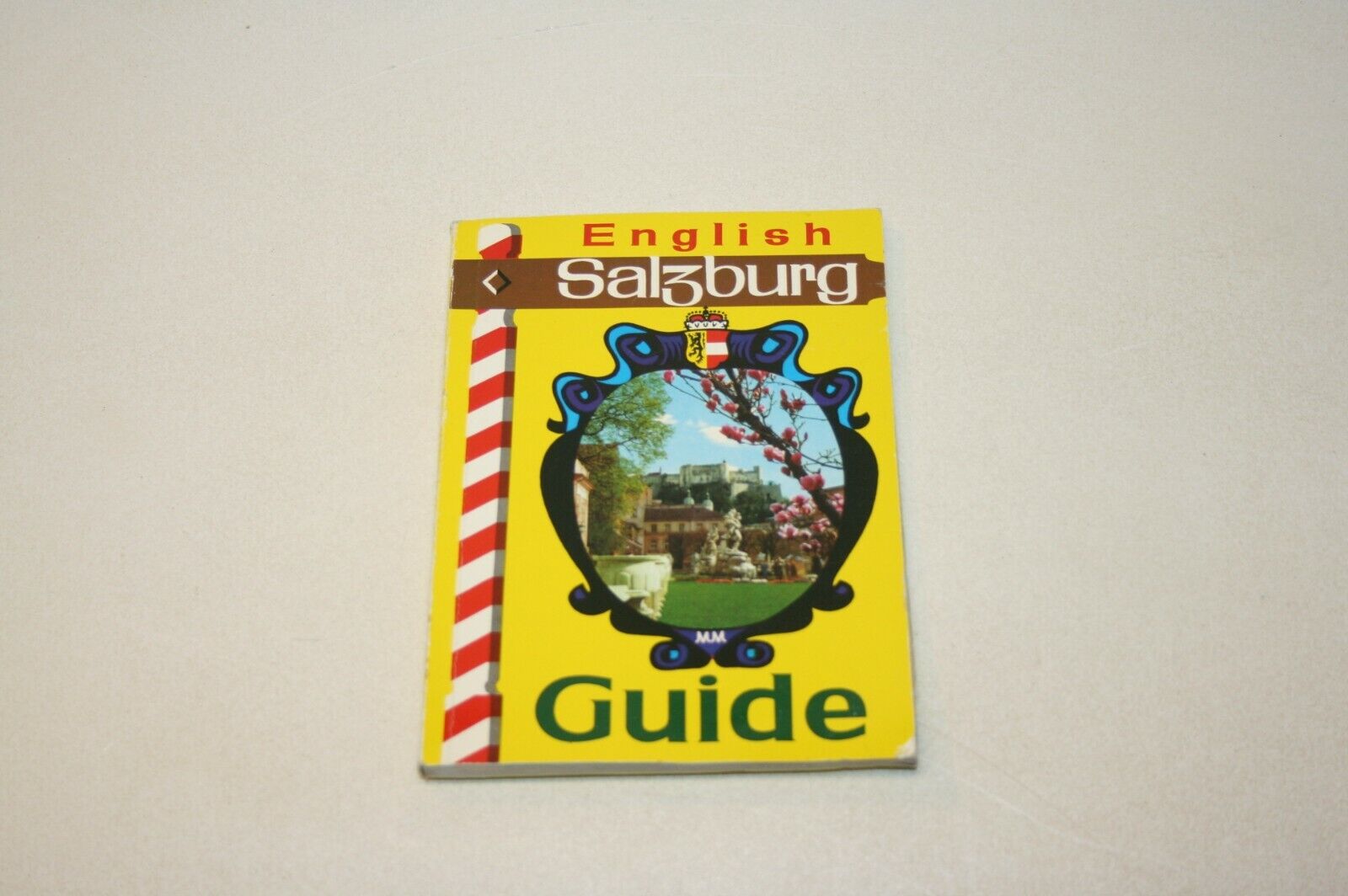 Vintage 1990s English Salzburg Guide Travel Brochure Book Austria
