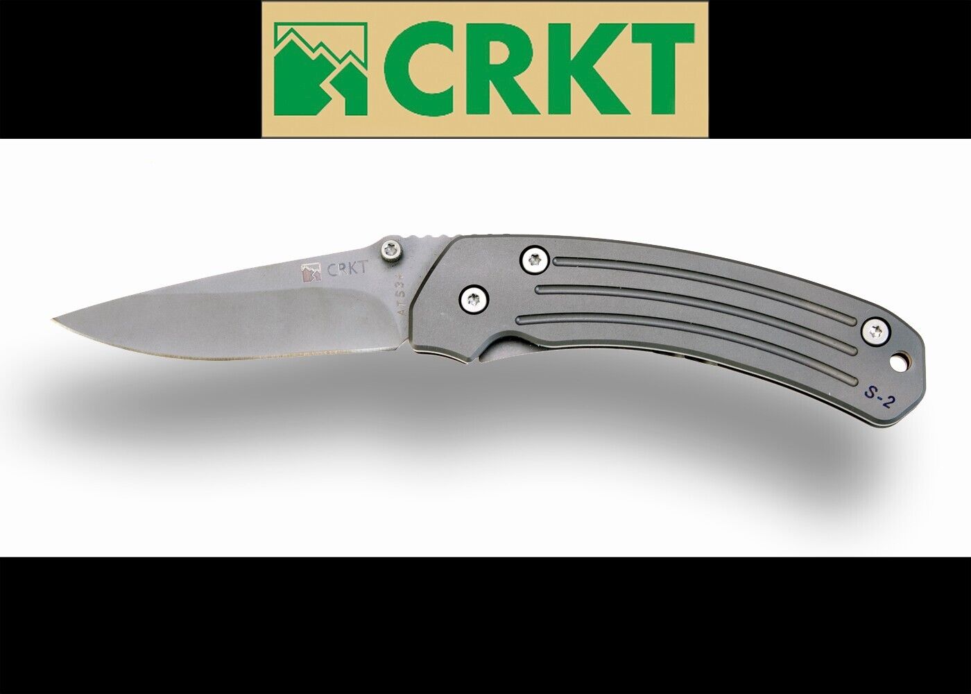 Vintage CRKT 7503  S-2 6AL4V  Titanium  Knife