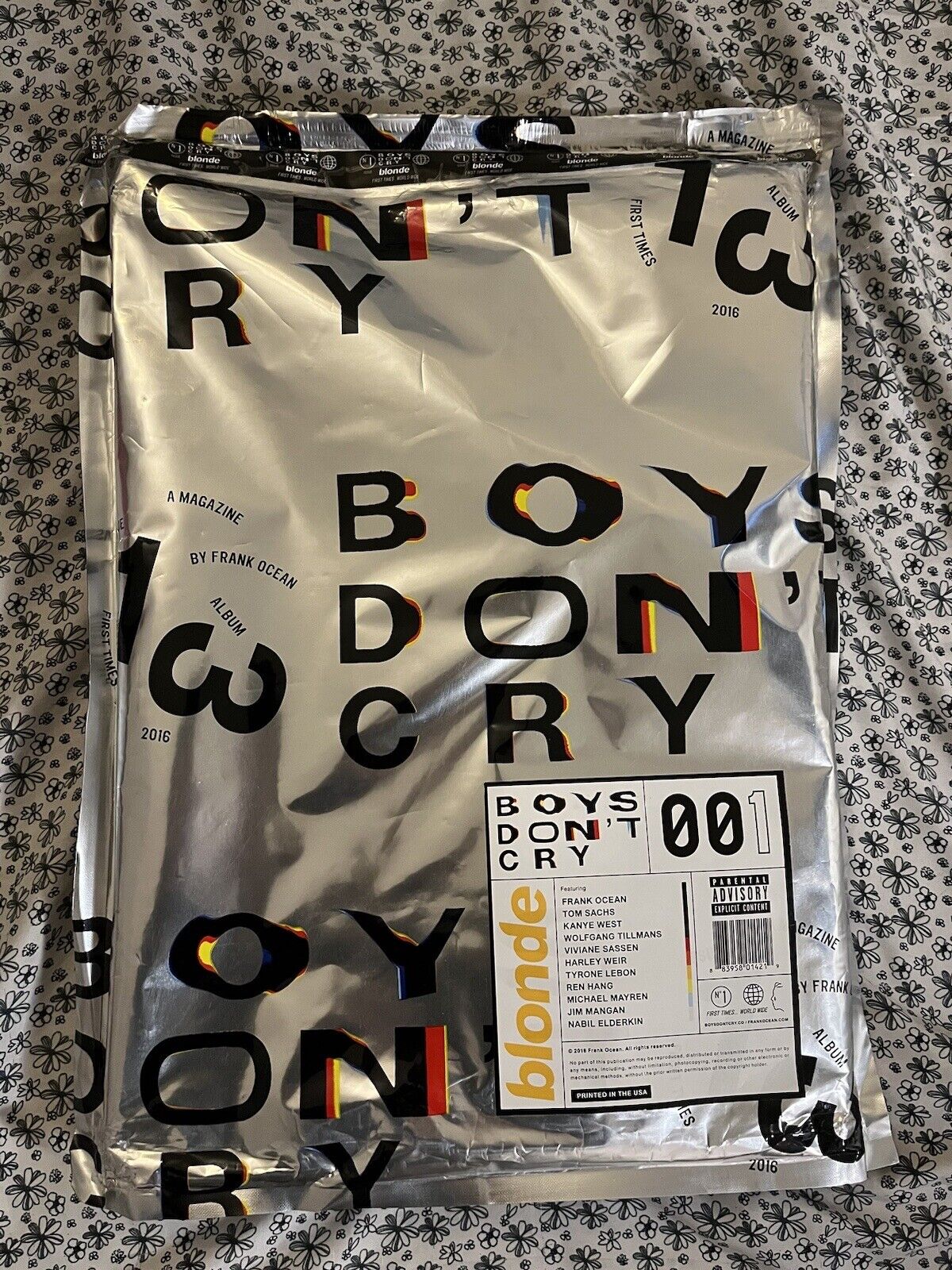Frank Ocean Boys Don’t Cry Magazine