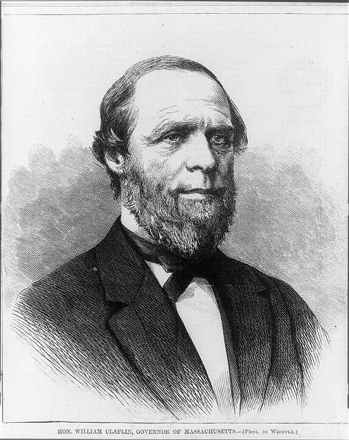 Photo:Hon. William Clafin, Governor of Massachusetts