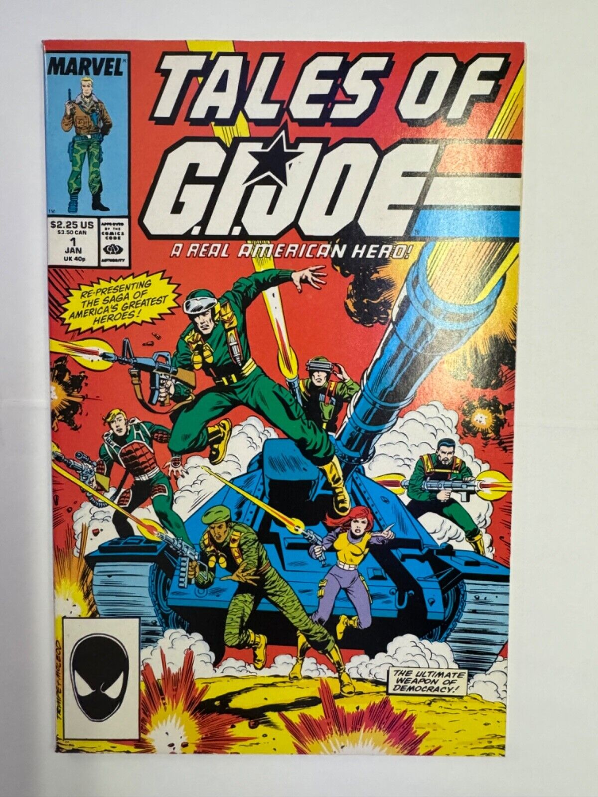 TALES OF GI JOE #1 VF-NM(Marvel Comics 1987)Reprint:GI Joe A Real American Hero 