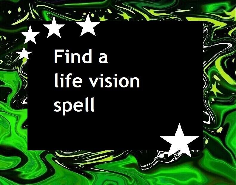 X3 Find a life vision spell - Pagan Magick Goddess Spell Triple Casting
