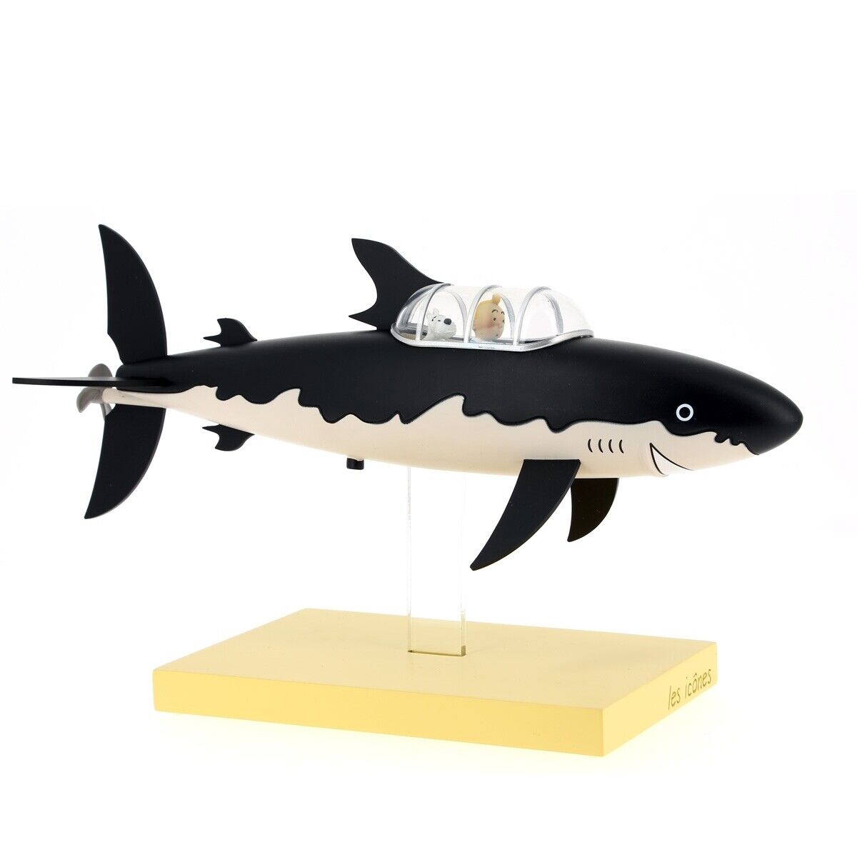 Collectible figure Moulinsart Tintin and Snowy in the Submarine Shark (46402)