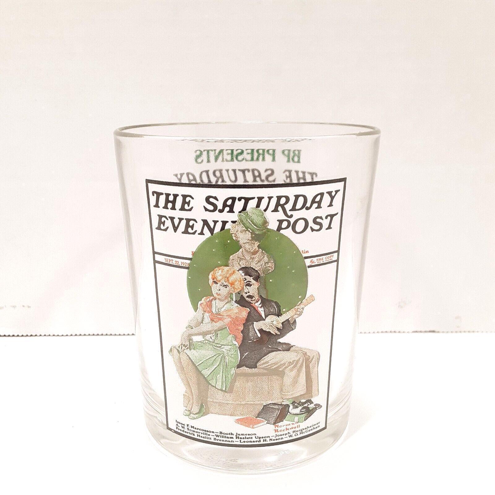 The Saturday Evening Post Serenade Glassware Collection Glass Norman Rockwell