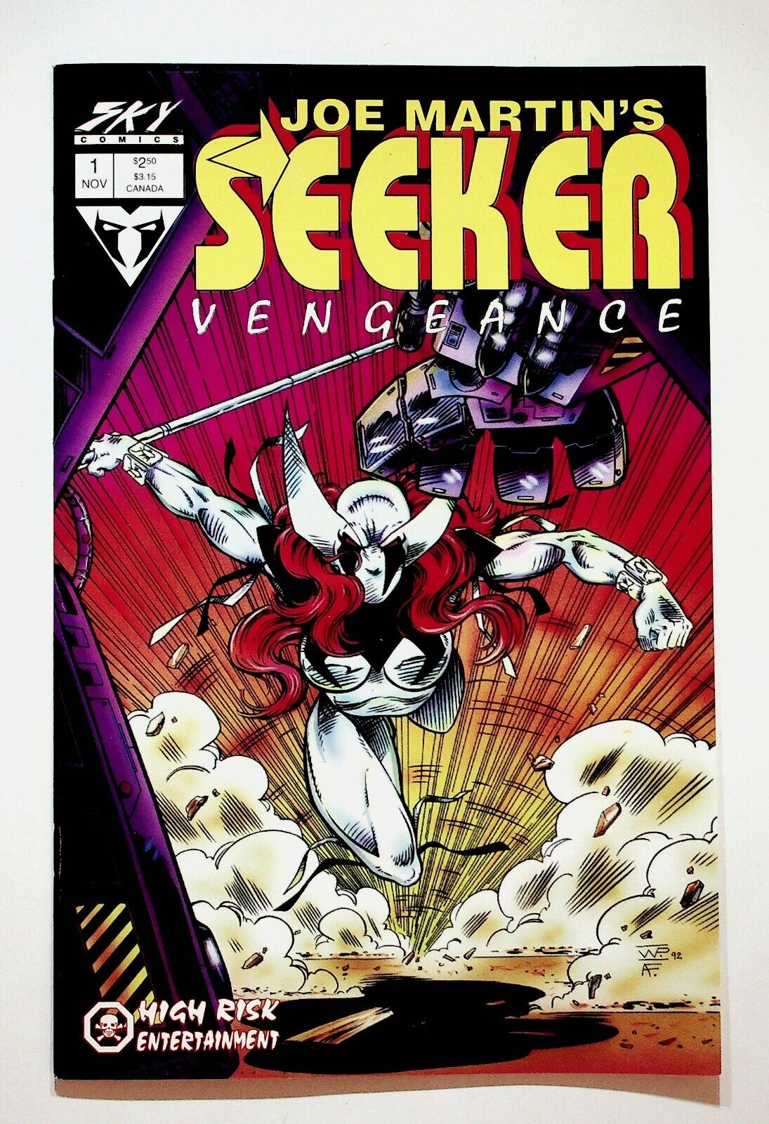 1993 November Seeker Vengeance Sky Comic Book #1