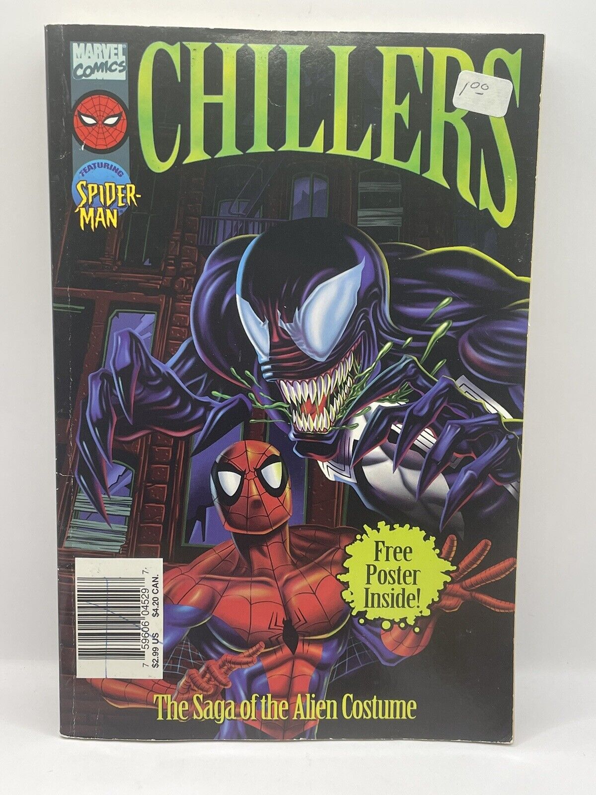 Marvel Comics- Chillers- Spider-Man- The Saga Of The Alien Costume- With Poster