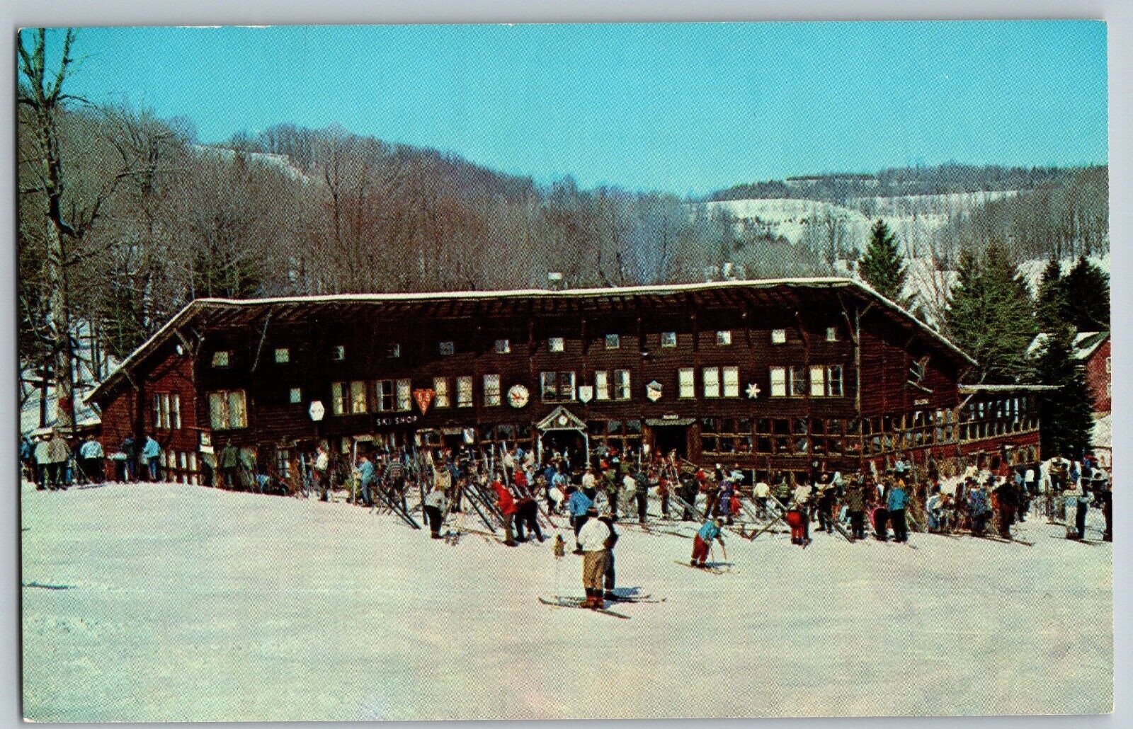 Pennsylvania PA - Largest Seven Springs - Ski Resort - Vintage Postcard