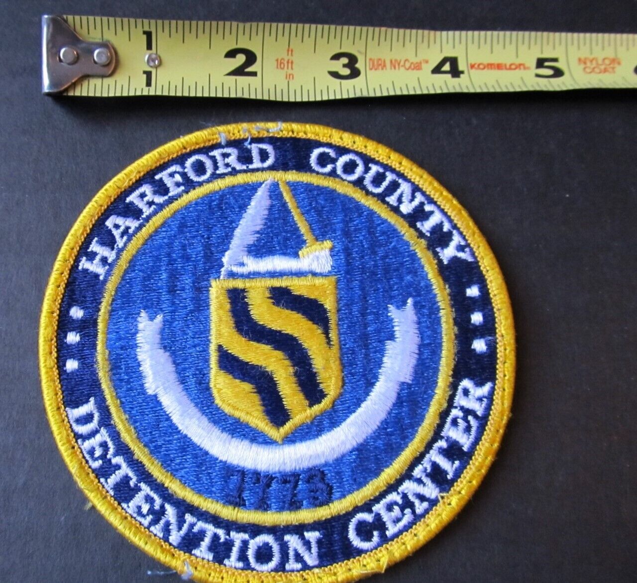Vintage Harford county detention Patch obsolete Deadstock
