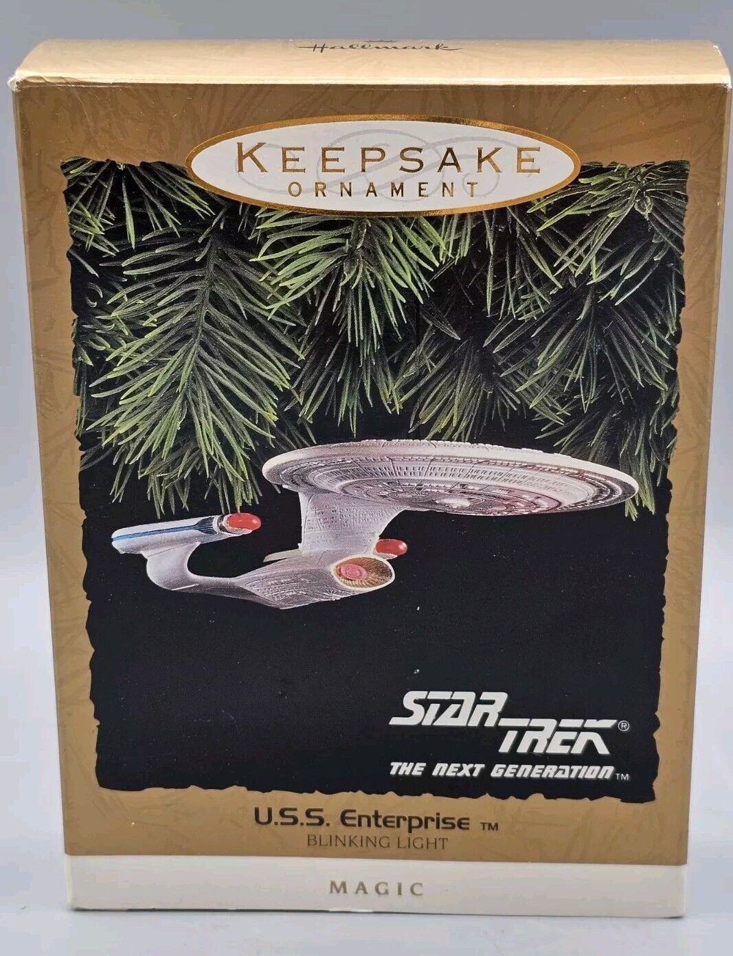 Hallmark Keepsake Ornament Star Trek Next Generation U.S.S. Enterprise 1993 NEW