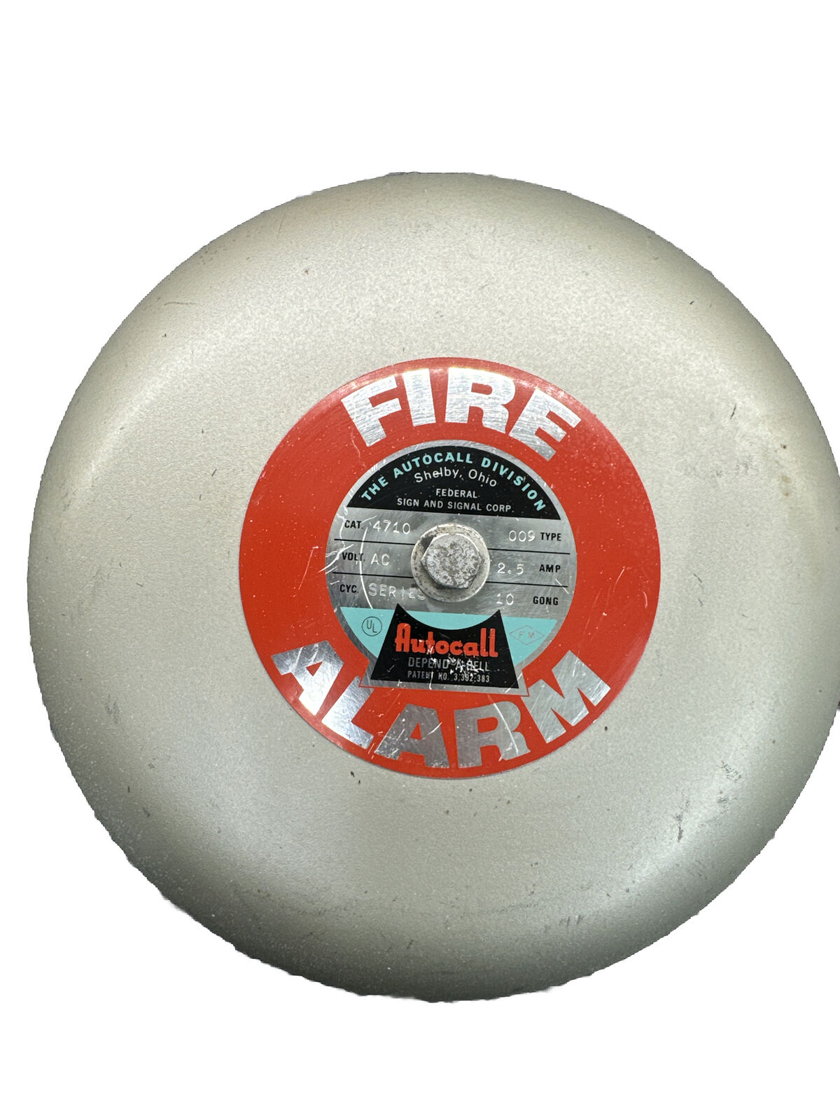Vintage Fire Alarm Autocall 10\
