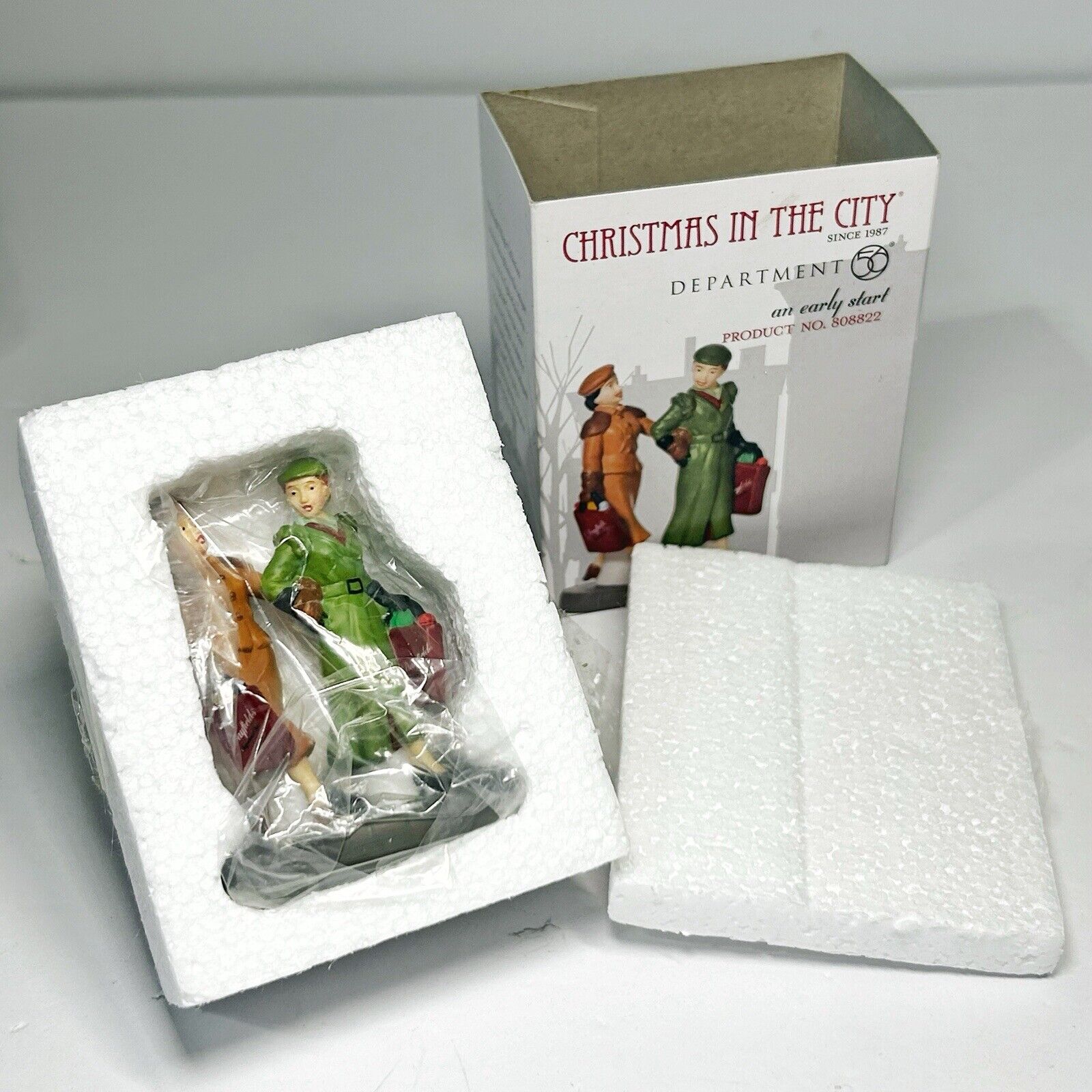 Department 56 - An Early Start - Christmas In The City - 808822 - Dept 56 Rare