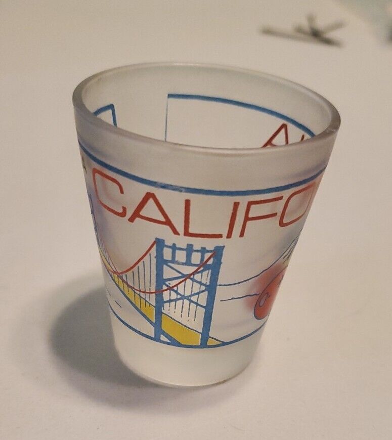 Frosted California Shot Glass