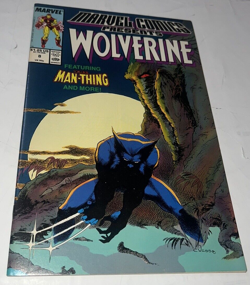 Marvel Comics Presents Wolverine #8 VF/NM 1988 The Man-Thing App.