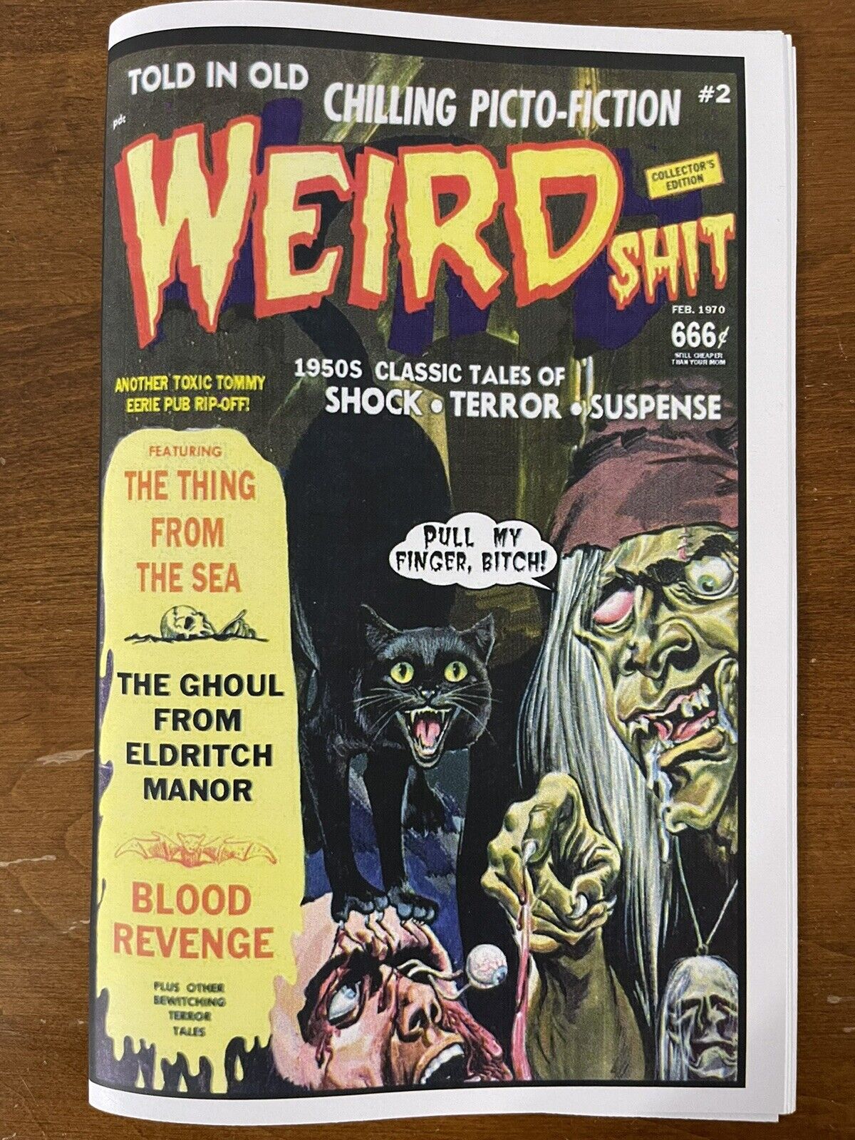 Weird Sh*t ‘Zine #2 Pre-Code Reprints EC Fanzine Horror Sci-Fi Comics Eerie Pubs