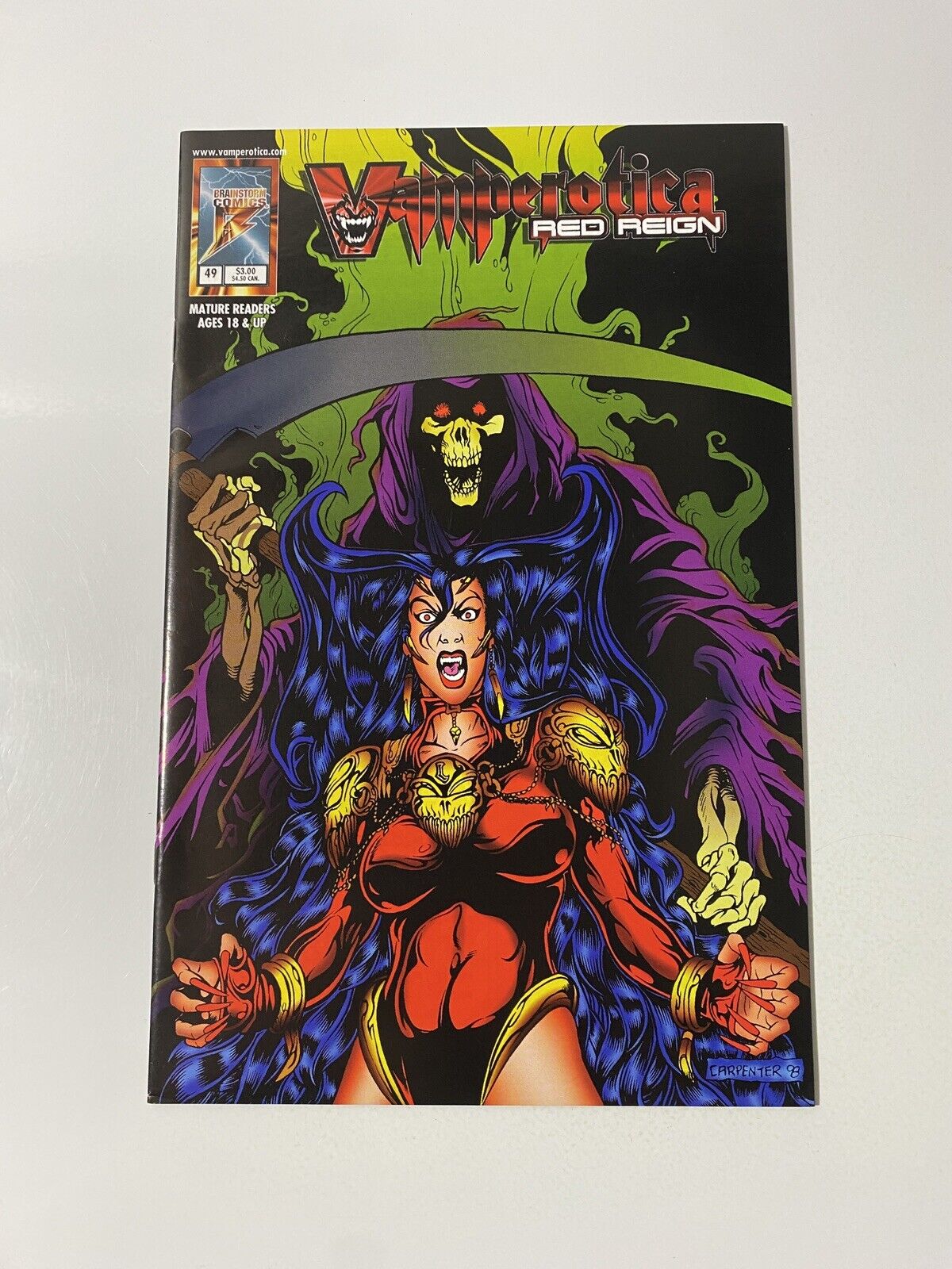 Vamperotica Red Reign #16 Brainstorm Comics 1999 Lower Print Later Issue